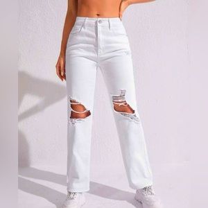 White Shein Jeans